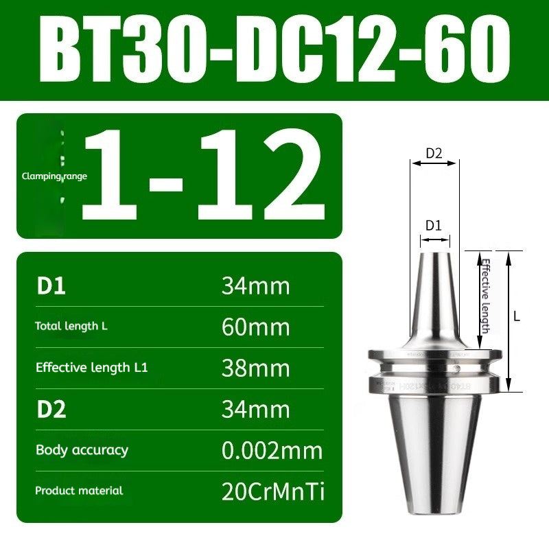 10045 BT30/BT40/BT50-DC high precision back-pull tool holder Shandong Denso Pricision Tools Co.,Ltd.